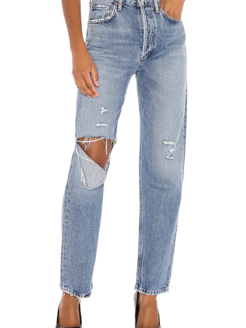 AGOLDE 90's Pinch Waist High Rise Straight Jeans Sz 24